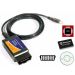ELM327 OBD2 scanner, USB, met pic18f2480 en FTDI CHIP, zonder switch