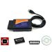 ELM327 OBD2 scanner, USB, met pic18f2480 en FTDI CHIP, met switch
