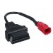 EURO 5 verloopkabel OBD2 16 pin naar 6 pin voor EURO 5 motoren - OBD24U.be
