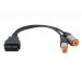 Harley Davidson - Buell OBD2 16 pin naar 4 pin en 6 pin verloopkabel - adapter