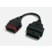 Komatsu 12-Pins naar OBD2 16-Pins Verloopkabel – Diagnose Adapter voor Bouwmachines