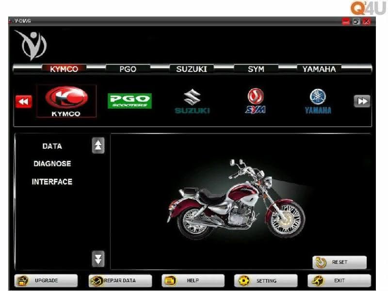 Motorfiets Diagnose VD100, diverse merken