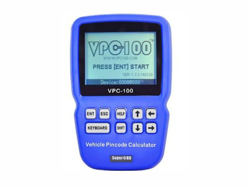 Auto code VPC-100 tool, autosleutel pin code calculator