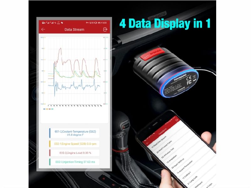 ThinkDiag OBD2 scanner, volledige versie, bluetooth voor Android en IOS