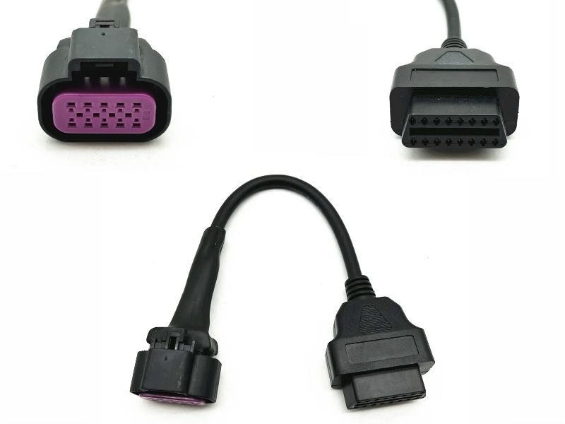 MerCruiser 10-Pins naar OBD2 16-Pins Diagnose Verloopkabel voor Marine Motoren