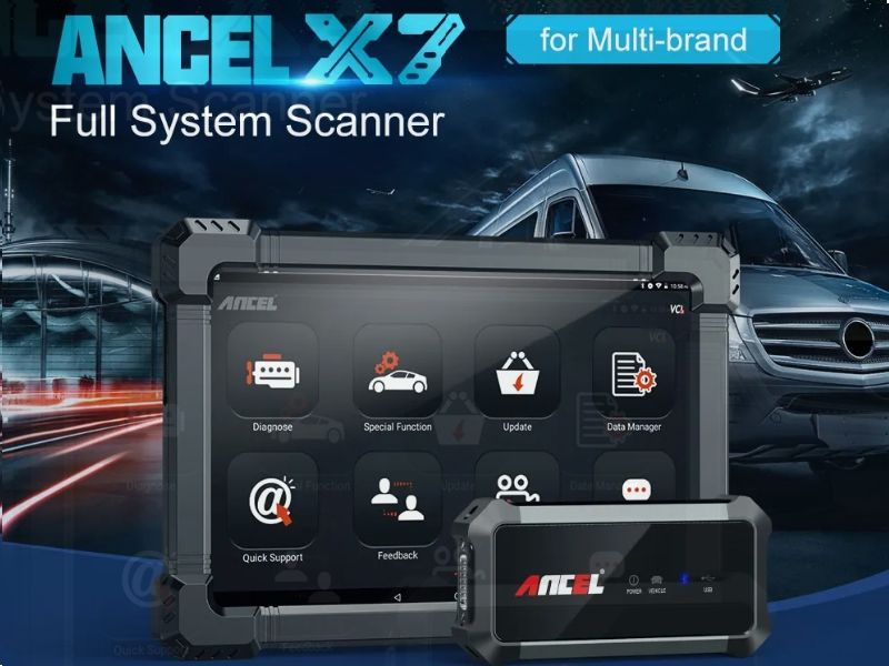 Ancel X7 professionele uitlees OBD2 scanner
