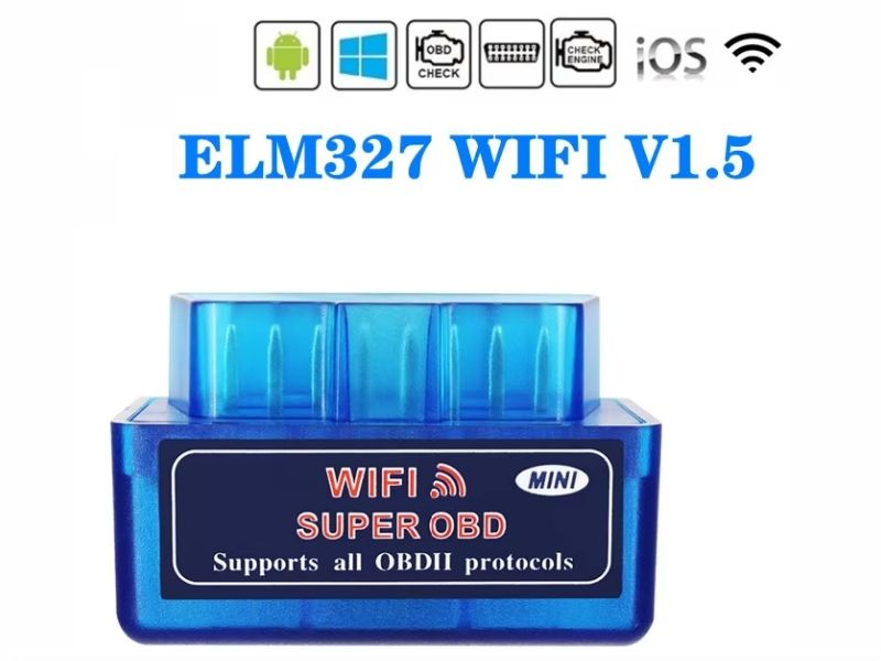 ELM327 OBD2 scanner, WiFi, mini, IOS - Android, v1.5
