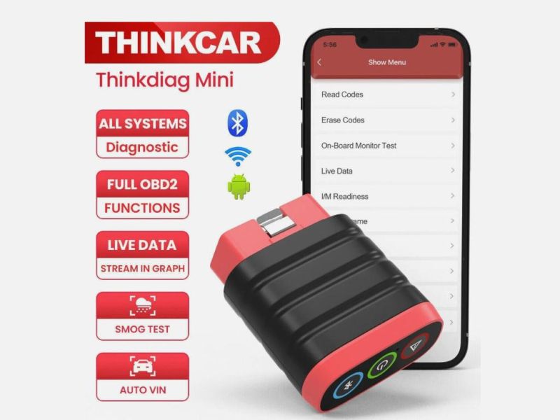 THINKCAR ThinkDiag Mini – compacte Bluetooth OBD2‐diagnose tool