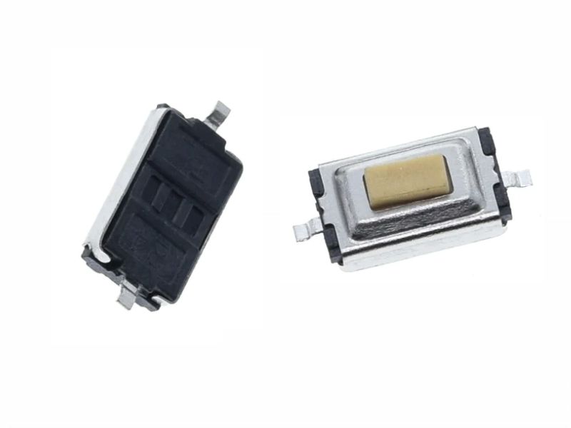 Microschakelaar, 3.0 x 6.0 x 2.5 mm - 2 contacten punten (2 stuks)