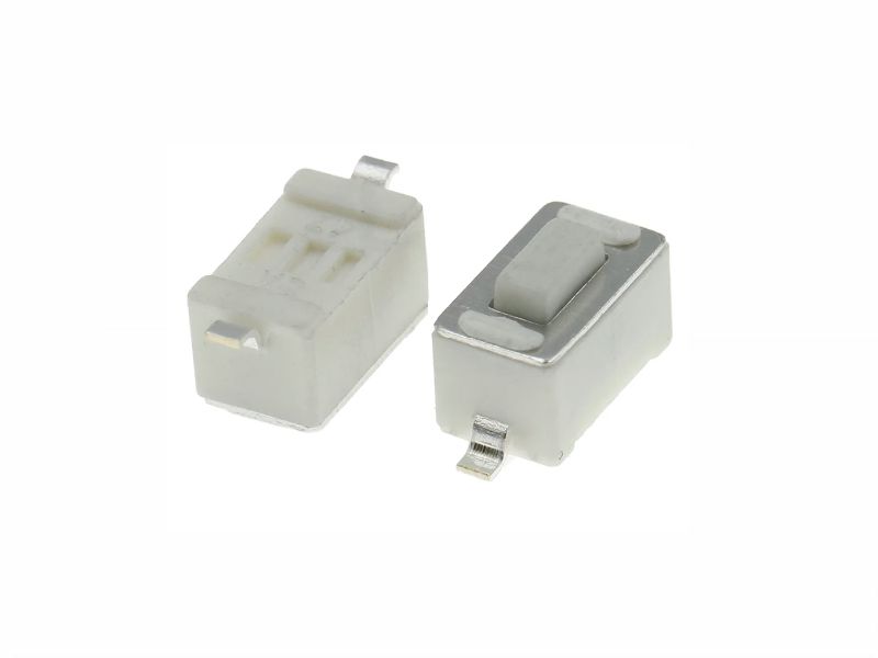 Microschakelaar, 3.0 x 6.0 x 5.0 mm - 2 contacten punten (2 stuks)