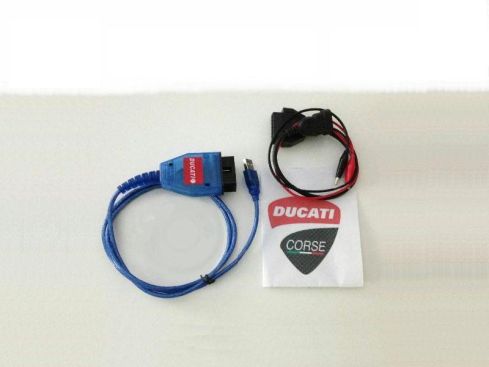 Motor diagnose kabel en software (3 pin) voor Ducati motoren