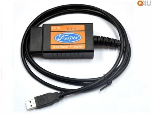 Ford OBD2 scanner, F-Super, USB interface