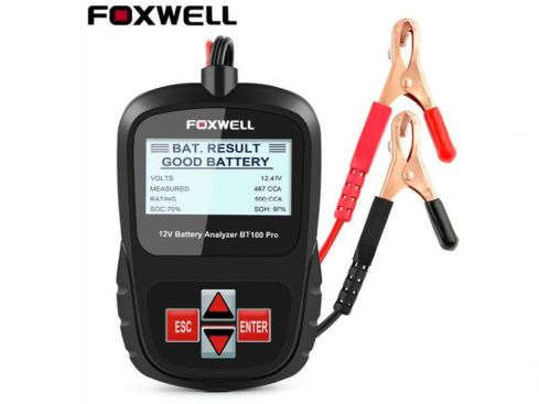 Foxwell BT100 universele 12 volt accu tester