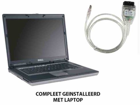 INPA OBD2 kabel uitlees set met laptop, geschikt voor BMW en Mini