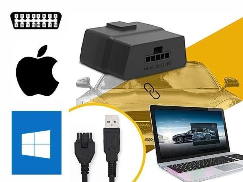 Hongxin USB RS232 ELM327 V1.5, model V07HU voor Windows en MAC