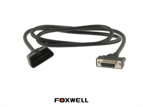 OBD2 aansluitkabel voor Foxwell handscanners - 16 pins male naar 15 pins female