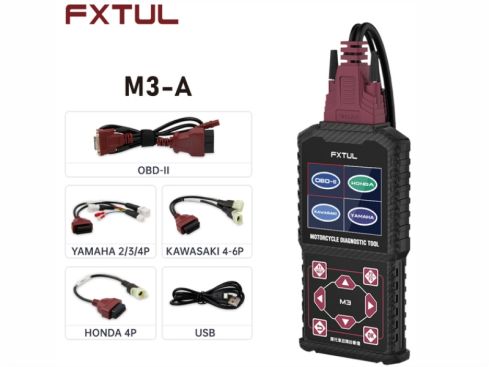 Fxtul M3 motorbike / scooter diagnose scanner voor Yamaha, Honda, Kawasaki