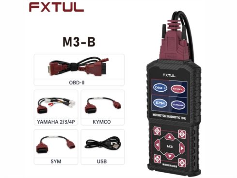 Fxtul M3 motorbike / scooter diagnose scanner voor KYMCO, SYM, Yamaha