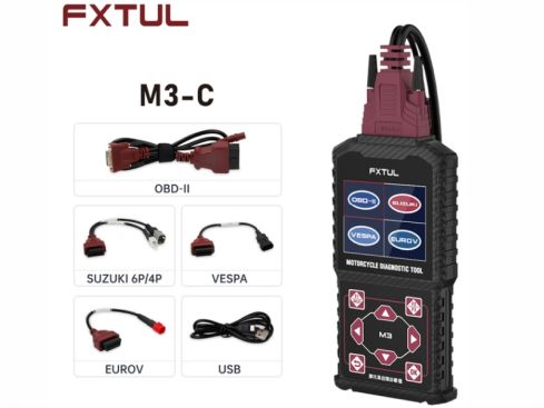 Fxtul M3 motorbike diagnose / scooter scanner voor Suzuki, Vespa, Euro 5 motoren