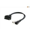 Verloopkabel OBD2 16 pin naar 2x2 geschikt voor Audi, SEAT, Skoda en VW