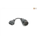 Verloopkabel OBD - OBD2 19 pin naar 16 pin voor Porsche