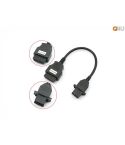 Verloopkabel OBD - OBD2 8 pin naar 16 pin voor Volvo