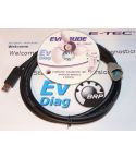 USB Evinrude e-tec diagnose kabel set