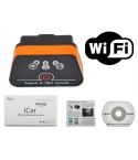 Vgate iCAR scanner, WiFi, ELM327 met knop