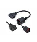 OBD2 kabel van J1939 9 Pin naar 16 pin OBD2