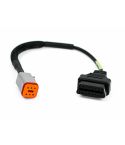 Verloopkabel OBD2 16 pin naar 6 pin voor Harley Davidson - Buell