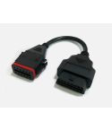 Komatsu 12-Pins naar OBD2 16-Pins Verloopkabel – Diagnose Adapter voor Bouwmachines