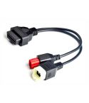 OBD2 16-Pins naar Kawasaki 6-Pins & EURO 5 Verloopkabel - Diagnose Adapter